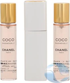 Chanel Coco Mademoiselle Geschenkset - Eau De Toilette + 2x Eau De Toilette Refill -Parfum Korting Winkel 1015x1200 4