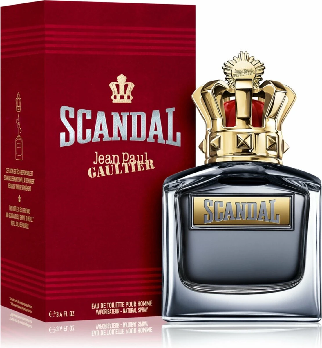 Jean Paul Gaultier Scandal Pour Homme - 100 Ml - Eau De Toilette Spray - Herenparfum 1 Jean Paul Gaultier Scandal Pour Homme - 100 Ml - Eau De Toilette Spray - Herenparfum