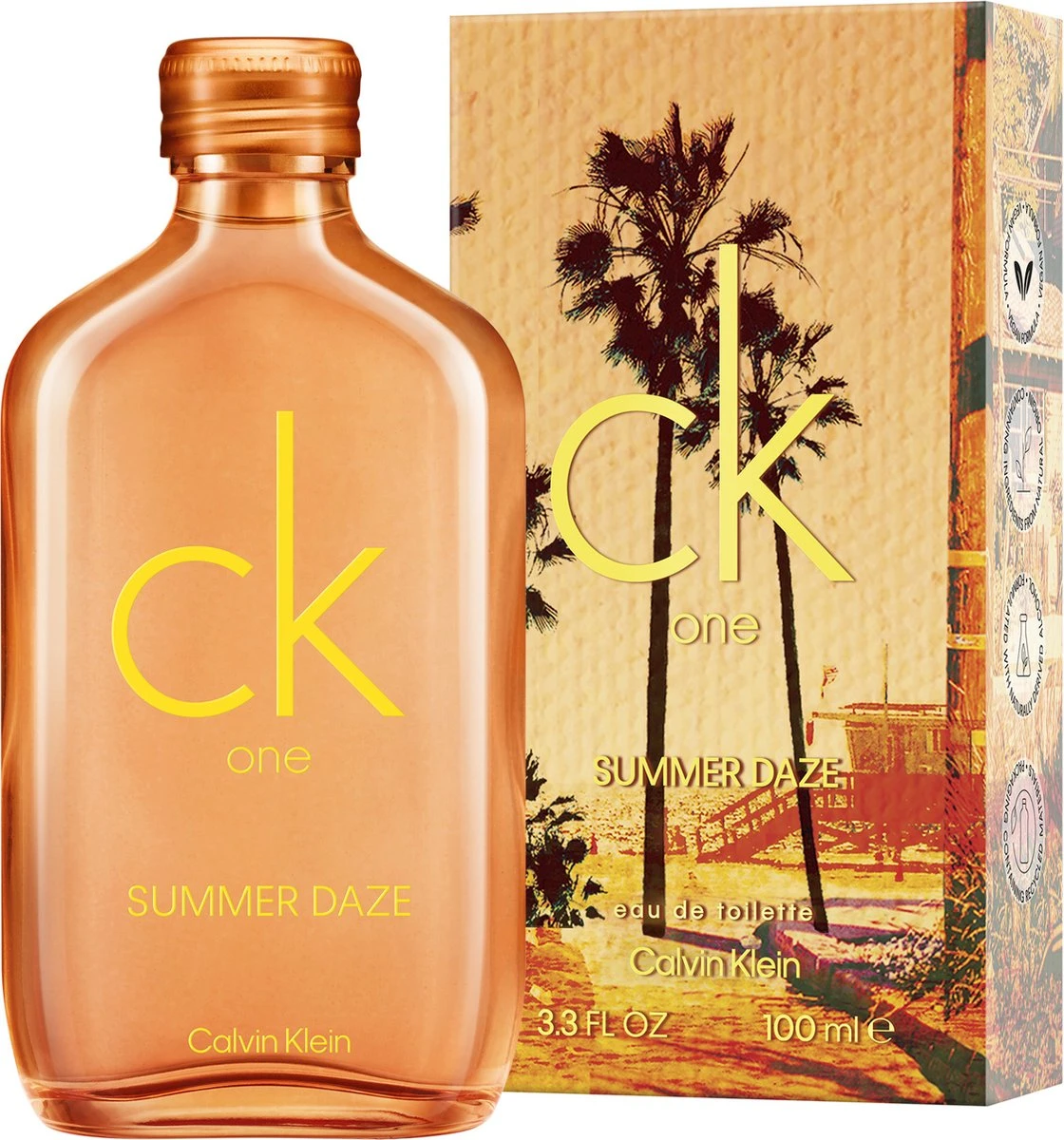Calvin Klein CK One Summer Daze Eau De Toilette - 100 Ml Unisex Geur 2 Calvin Klein CK One Summer Daze Eau De Toilette - 100 Ml Unisex Geur - Afbeelding 2