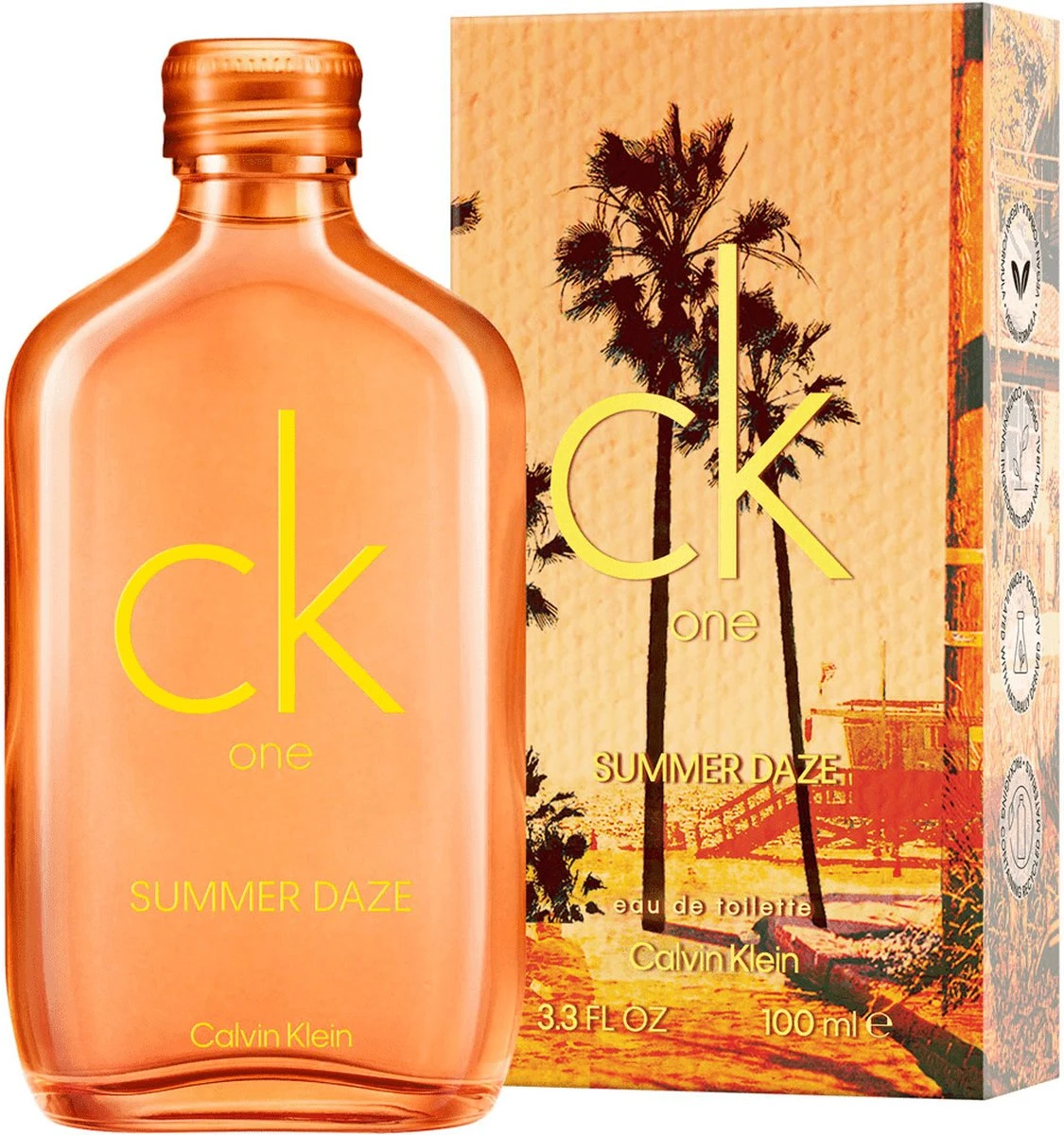 Calvin Klein CK One Summer Daze Eau De Toilette - 100 Ml Unisex Geur 4 Calvin Klein CK One Summer Daze Eau De Toilette - 100 Ml Unisex Geur - Afbeelding 4
