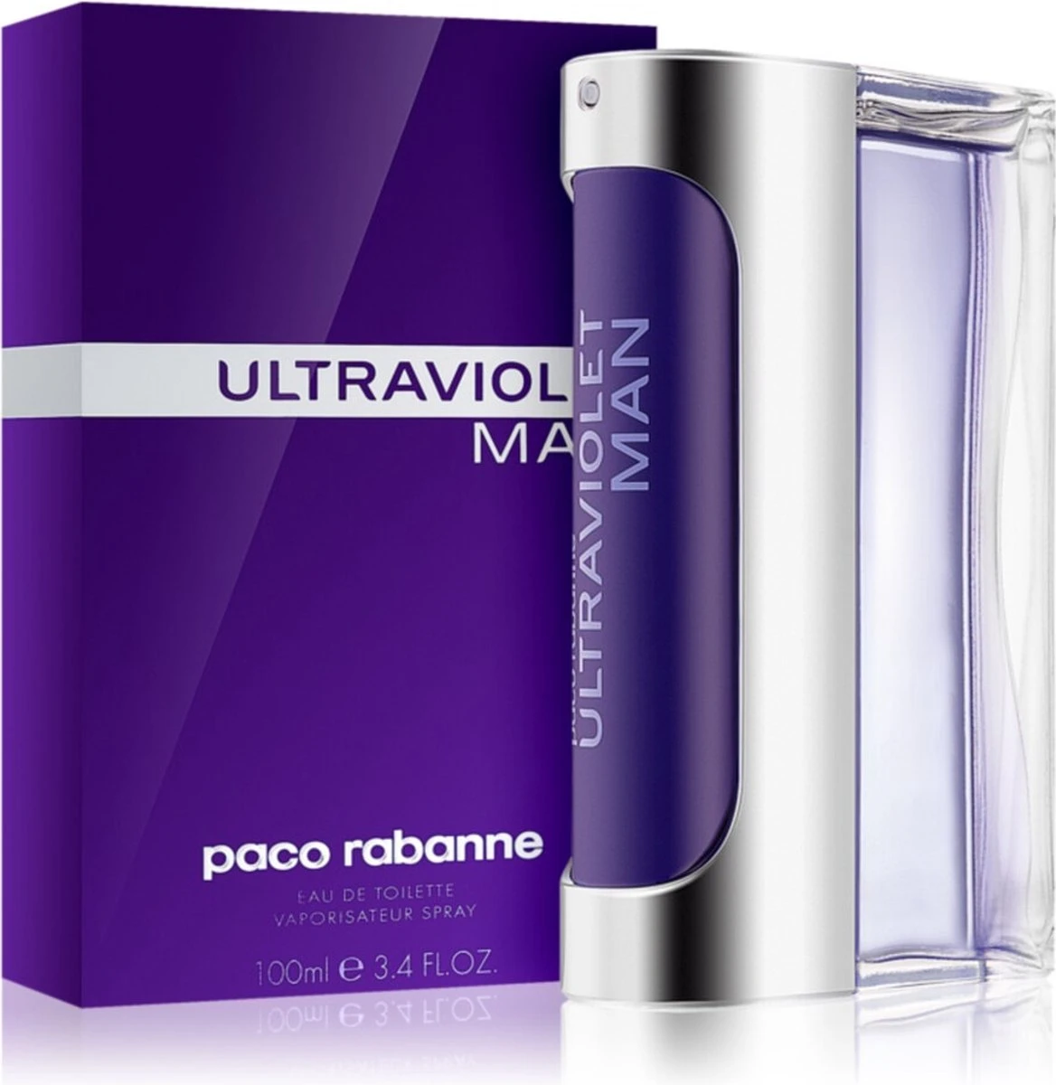 Paco Rabanne Ultraviolet 100 Ml - Eau De Toilette - Herenparfum 2 Paco Rabanne Ultraviolet 100 Ml - Eau De Toilette - Herenparfum - Afbeelding 2