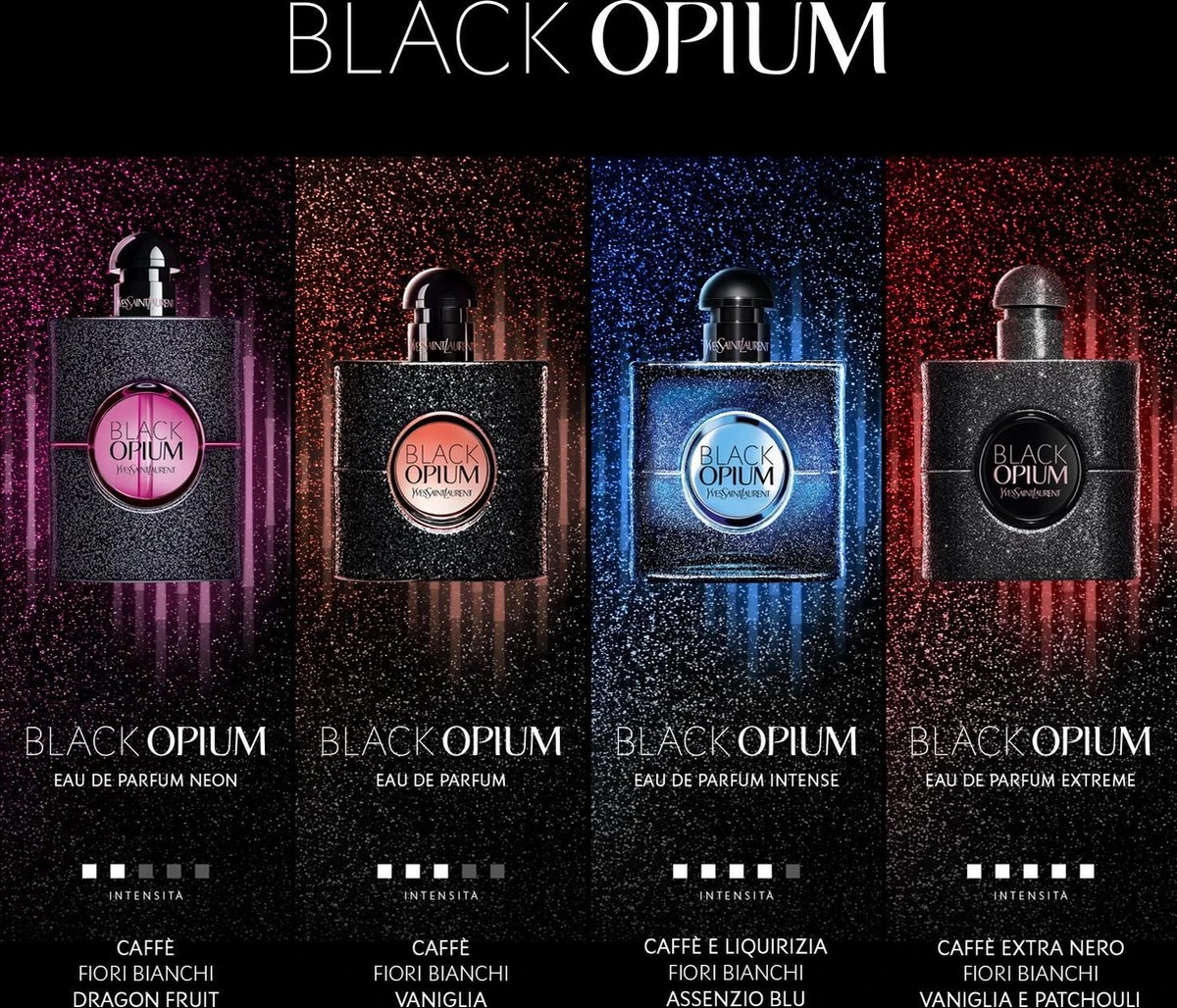 Yves Saint Laurent Black Opium Extreme Eau De Parfum (edp) 50ml 8 Yves Saint Laurent Black Opium Extreme Eau De Parfum (edp) 50ml - Afbeelding 8