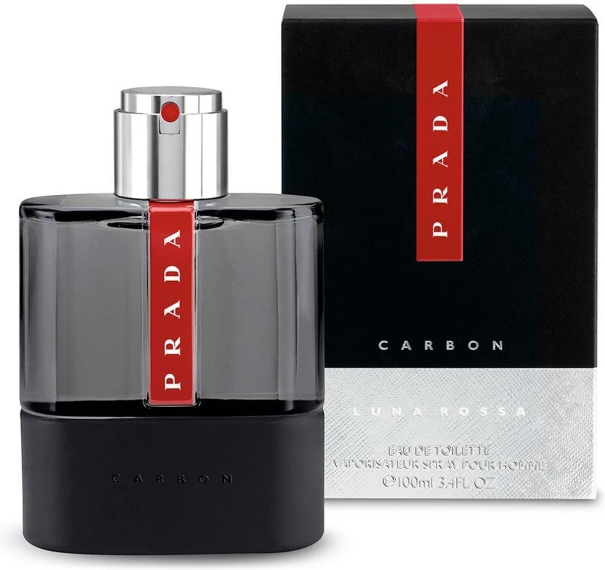 Prada Luna Rossa Carbon Pour Homme Eau De Toilette Spray 100 Ml 11 Prada Luna Rossa Carbon Pour Homme Eau De Toilette Spray 100 Ml - Afbeelding 11