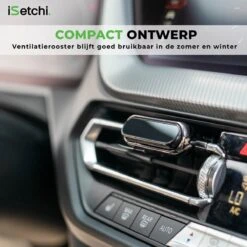 ISetchi Frisse Autoparfum - Autogeur - Met 4 Verschillende Geuren – Compact Formaat & Navulbaar - Metaal Ontwerp - Parfum Voor Luchtrooster Ventilatierooster -Auto Luchtje - Car Perfume -Parfum Korting Winkel 1200x1200 436