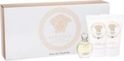 Versace Eros Pour Femme Giftset - 5 Ml Eau De Toilette Spray + 25 Ml Showergel + 25 Ml Bodylotion - Cadeauset Voor Dames