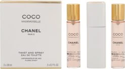 Chanel Coco Mademoiselle Geschenkset - Eau De Toilette + 2x Eau De Toilette Refill -Parfum Korting Winkel 1200x668 3