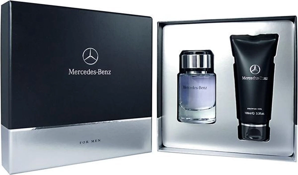 Mercedes-Benz - For Men - 120ml EdT + 100ml Douchegel - Geurengeschenkset 1 Mercedes-Benz - For Men - 120ml EdT + 100ml Douchegel - Geurengeschenkset
