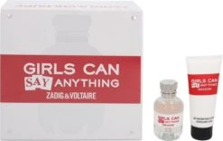 Zadig & Voltaire Girls Can Say Anything Giftset - 50 Ml Eau De Parfum Spray + 100 Ml Bodylotion - Geurengeschenkset -Parfum Korting Winkel 1200x758 3