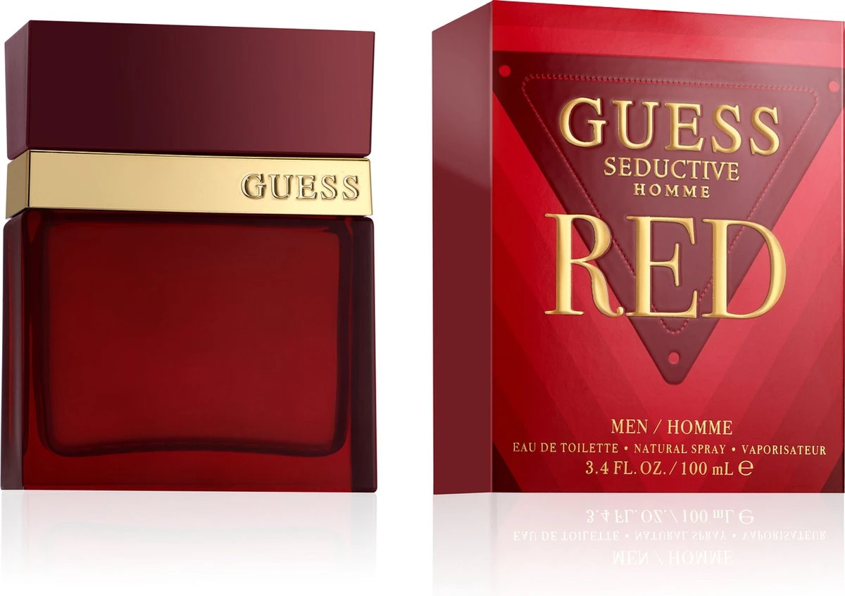 Guess Seductive Homme Red Eau De Toilette Spray 100 Ml For Men 2 Guess Seductive Homme Red Eau De Toilette Spray 100 Ml For Men - Afbeelding 2