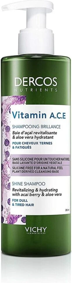 Vichy Dercos Vitamin A.C.E. Shampoo - 250ml -Parfum Korting Winkel 309x1200