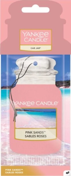 Yankee Candle Car Jar Classic Autogeur Pink Sands -Parfum Korting Winkel 486x1200 2