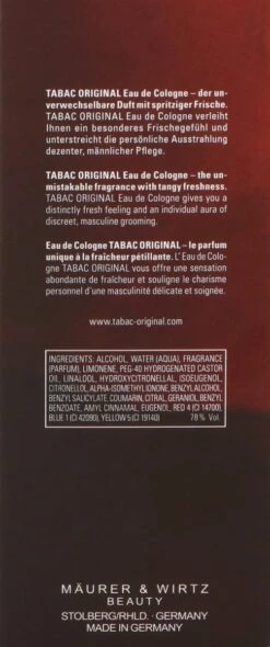 Tabac Original - 150 Ml - Eau De Cologne Spray - Herenparfum -Parfum Korting Winkel 502x1200 5