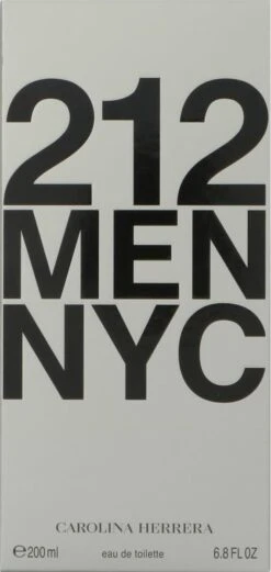 Carolina Herrera - Herenparfum 212 Carolina Herrera EDT - Mannen - 200 Ml -Parfum Korting Winkel 569x1200 1