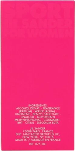 Jil Sander Sport 100 Ml - Eau De Toilette - Damesparfum -Parfum Korting Winkel 599x1200