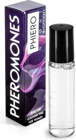 500Cosmetics Phiero Night Woman - Eau De Parfum - Met Feromonen - Roll-on Formaat - Voor Vrouwen - 10ml -Parfum Korting Winkel 652x1200 1