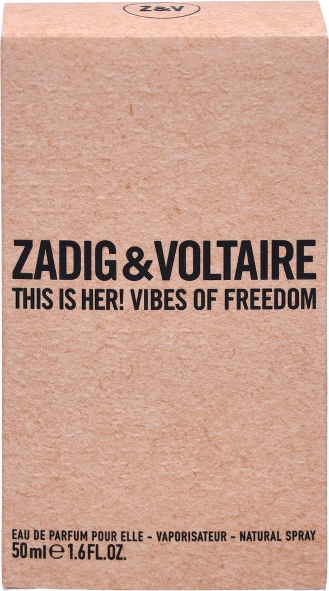 Zadig & Voltaire This Is Her! Vibes Of Freedom 50 Ml - Eau De Parfum - Damesparfum 5 Zadig & Voltaire This Is Her! Vibes Of Freedom 50 Ml - Eau De Parfum - Damesparfum - Afbeelding 5