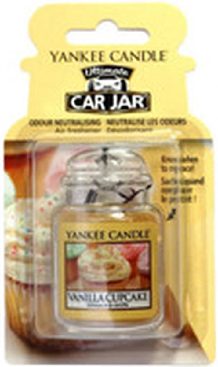 Yankee Candle - Vanilla Cupcake Ultimate Car Jar 3 Yankee Candle - Vanilla Cupcake Ultimate Car Jar - Afbeelding 3
