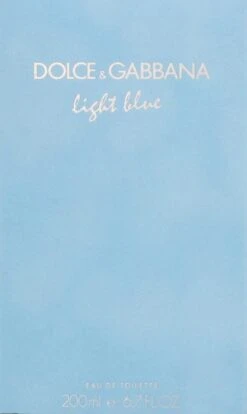 Dolce & Gabbana Light Blue 200 Ml - Eau De Toilette - Damesparfum -Parfum Korting Winkel 716x1200