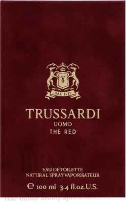 Trussardi Uomo The Red Eau De Toilette Spray 100 Ml -Parfum Korting Winkel 748x1200 1