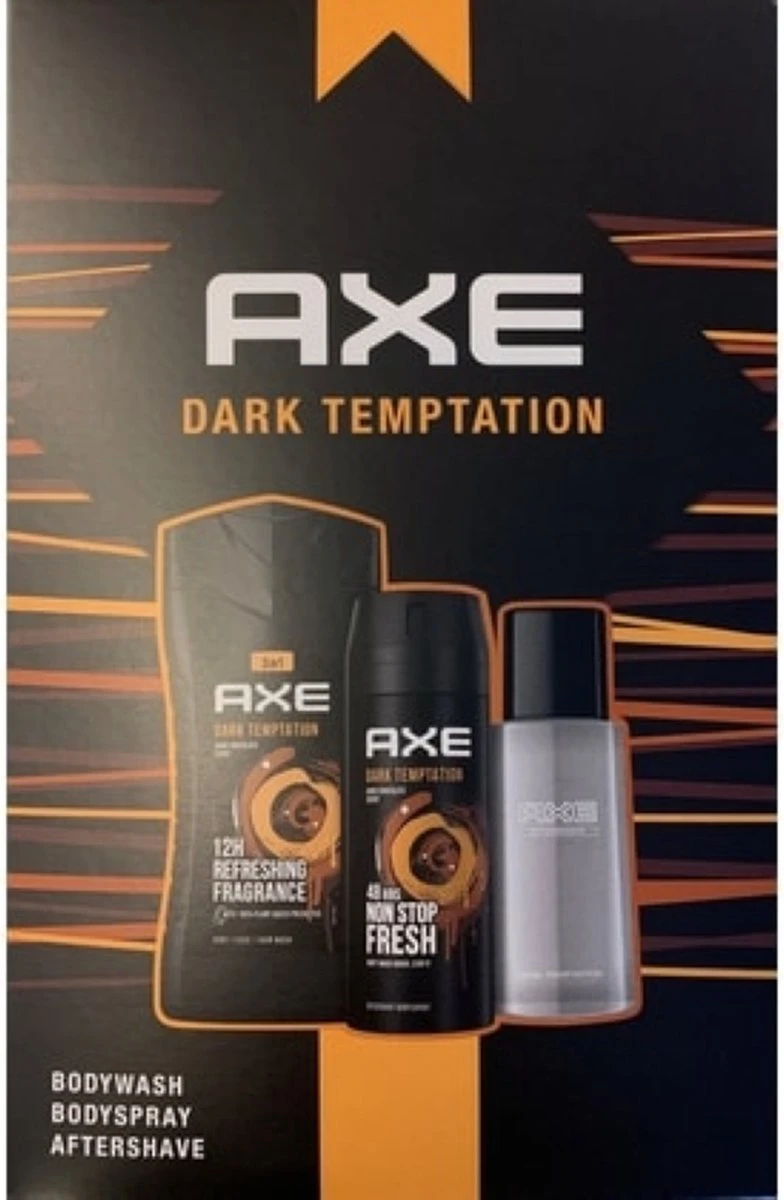 AXE Geschenkset Dark Temptation - After Shave / Deo / Douchegel 1 AXE Geschenkset Dark Temptation - After Shave / Deo / Douchegel