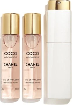 Chanel Coco Mademoiselle Geschenkset - Eau De Toilette + 2x Eau De Toilette Refill -Parfum Korting Winkel 820x1200 4
