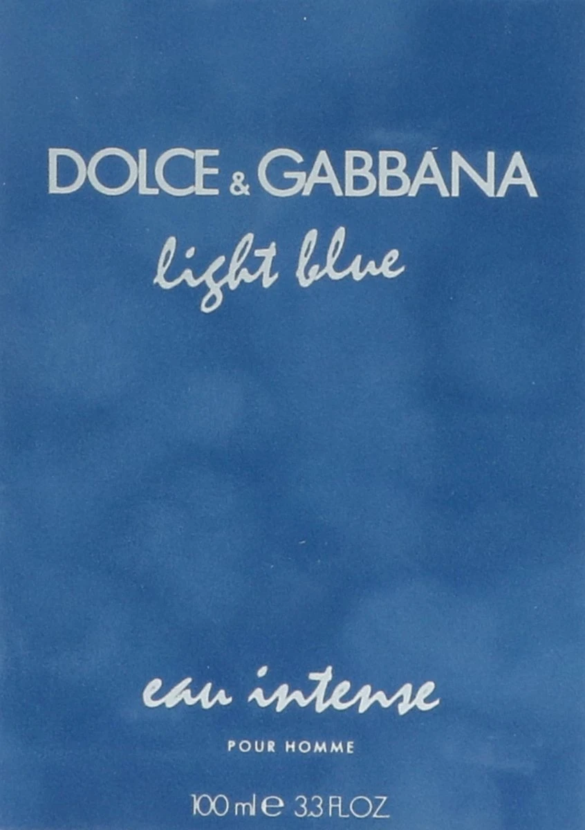 Dolce & Gabbana Light Blue Eau Intense 100 Ml - Eau De Parfum - Herenparfum 3 Dolce & Gabbana Light Blue Eau Intense 100 Ml - Eau De Parfum - Herenparfum - Afbeelding 3