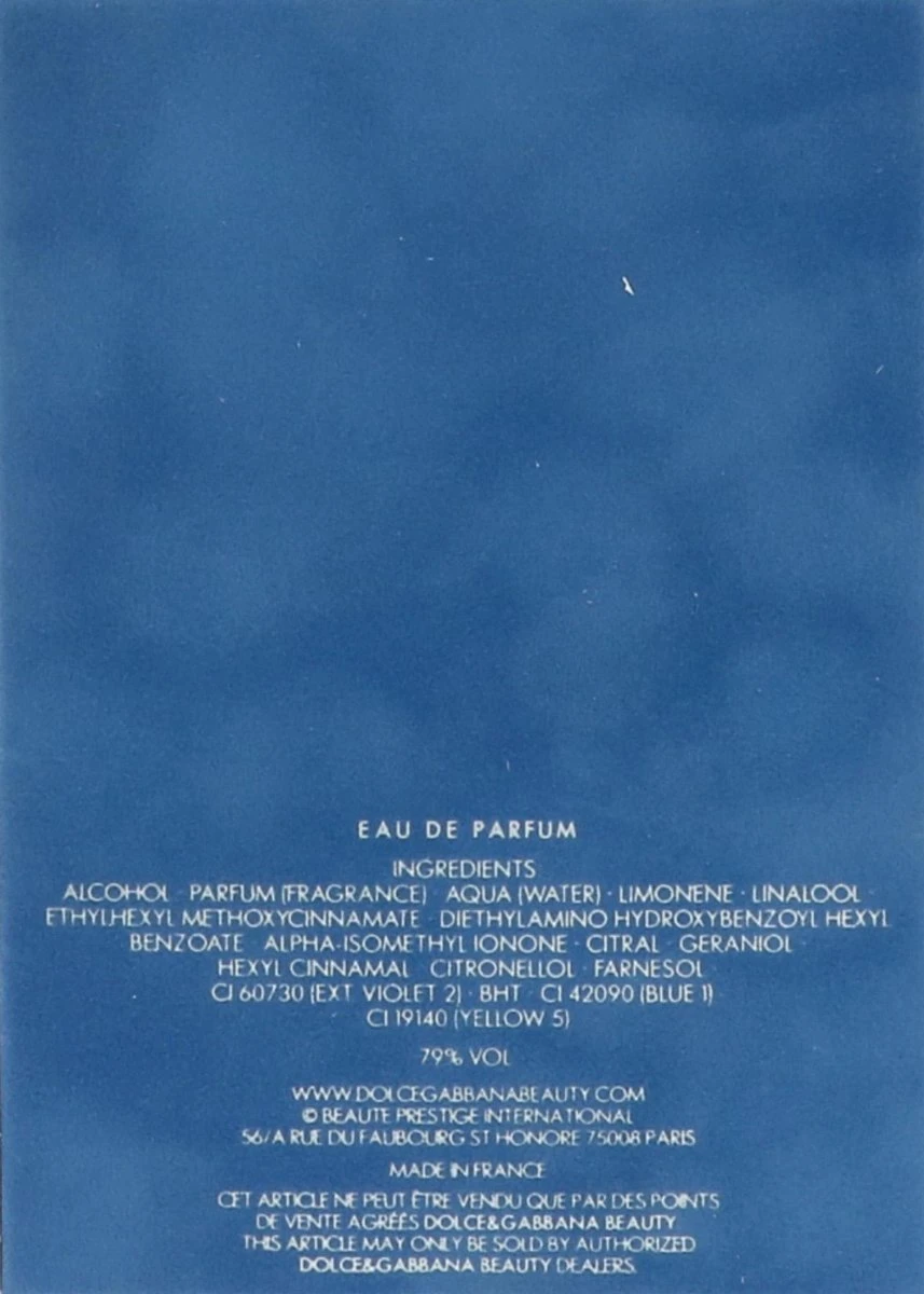 Dolce & Gabbana Light Blue Eau Intense 100 Ml - Eau De Parfum - Herenparfum 5 Dolce & Gabbana Light Blue Eau Intense 100 Ml - Eau De Parfum - Herenparfum - Afbeelding 5