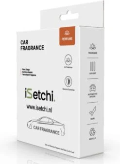 ISetchi Frisse Autoparfum - Autogeur - Met 4 Verschillende Geuren – Compact Formaat & Navulbaar - Metaal Ontwerp - Parfum Voor Luchtrooster Ventilatierooster -Auto Luchtje - Car Perfume -Parfum Korting Winkel 879x1200 3