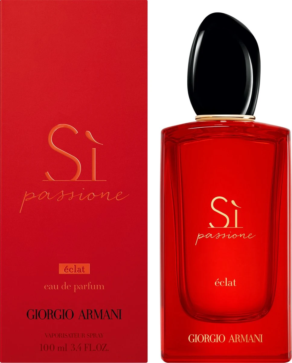 Giorgio Armani - Si Passione Eclat - 100 Ml Eau De Parfum Spray 2 Giorgio Armani - Si Passione Eclat - 100 Ml Eau De Parfum Spray - Afbeelding 2