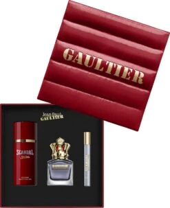 Jean Paul Gaultier Scandal Pour Homme Giftset - 50 Ml Eau De Toilette Spray + 10 Ml Eau De Toilette Tasspray + 150 Ml Deospray - Cadeauset Voor Heren -Parfum Korting Winkel 979x1200 4