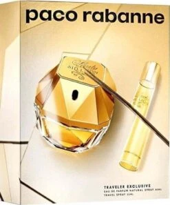 Paco Rabanne Lady Million Giftset 80 Ml Eau De Parfum Spray + 20 Ml Eau De Parfum Tasspray - Cadeauset Voor Dames - Damesparfum 9 Paco Rabanne Lady Million Giftset 80 Ml Eau De Parfum Spray + 20 Ml Eau De Parfum Tasspray - Cadeauset Voor Dames - Damesparfum -Parfum Korting Winkel 999x1200